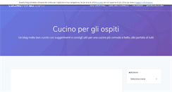 Desktop Screenshot of cucinopergliospiti.com